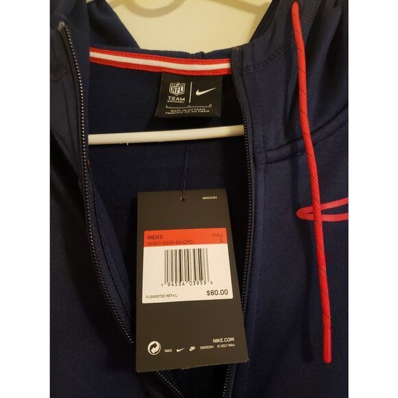 new England Patriots NFL Nike fleece zipper hoodie - Picture 2 of 3